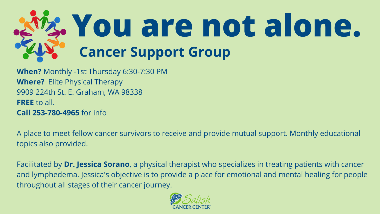 Community resources salish cancer center